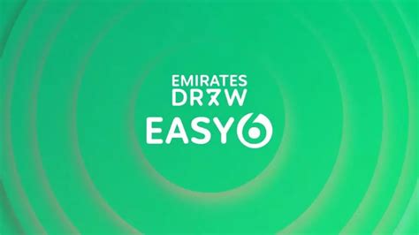 Emirates Draw, Emirates Draw Easy 6, Emirates Draw Winners.